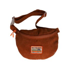 sac banane mode enfant velours marron Road trip