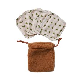 lot de 5 lingettes lavables en coton