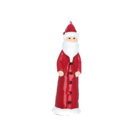 bougie pere noel rouge et blanc