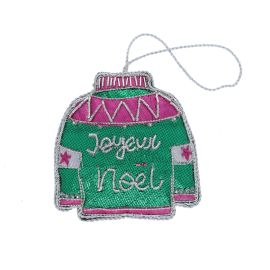 suspension de Noël Pull Joyeux Noel