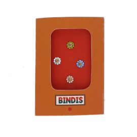 lot de 4 bindis fleurs