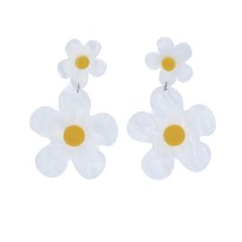 Boucles d'oreilles marguerites