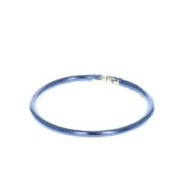 Bracelet plastique paillettes bleu