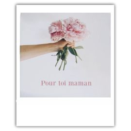 carte polaroid pour toi maman