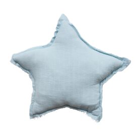 Coussin étiole bleu ciel