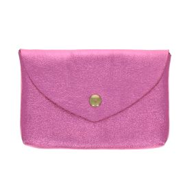 Grand porte monnaie enveloppe rose bonbon