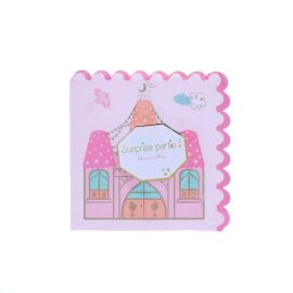 serviettes chateau princesse