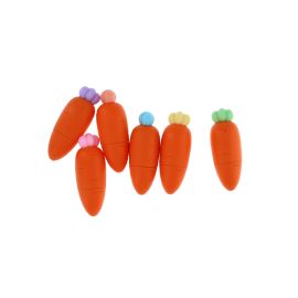 lot de 6 surligneurs carottes