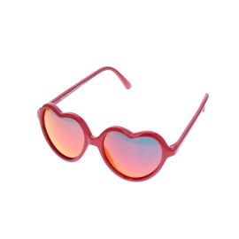 Lunettes de soleil coeurs rouges