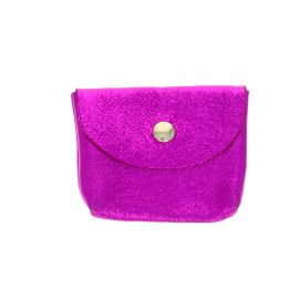 Petit porte carte fuchsia