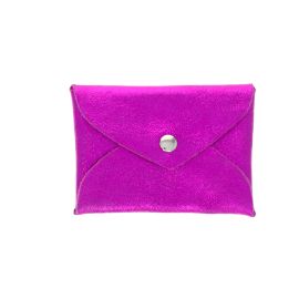 Porte monnaie enveloppe fuchsia