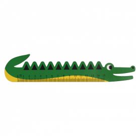 Règle en bois crocodile