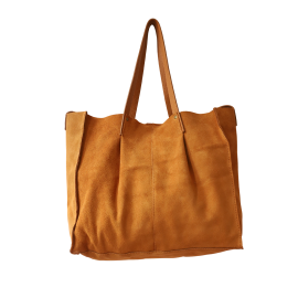 Sac tote cuir camel