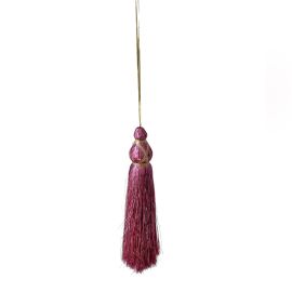 tassel pompon décoratif rose