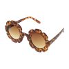 Lunettes de soleil fleurs léopard enfant-ado