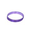 Lot de 6 bracelets en métal indien violet poinçon rose