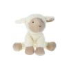 Peluche agneau blanc assis