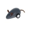 Souris grise en bois à remonter