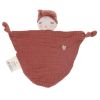 Doudou plat lutin terracotta