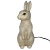 Lampe lapin dorée