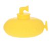 Jeu de bain en silicone sous-marin jaune