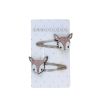 Lot de 2 barrettes biche