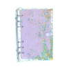 Cahier transparent paillettes