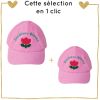 Duo casquettes en éponge Tulipe adulte enfant - Zou Bisou Bisou !