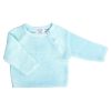 Tricot en coton bleu ciel 0-6 mois 