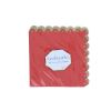 Lot de 18 serviettes rouges cirque