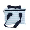 Lunch bag rayures bleues ciel