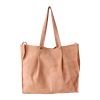 Sac tote bag cuir rose pâle