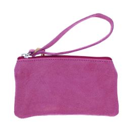 Etui à lunettes en cuir irisé rose fuchsia Maison Suzanne - Le petit Souk