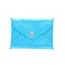 Grand porte-monnaie enveloppe bleu électrique pailleté Maison Suzanne - Le  petit Souk
