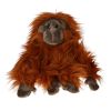 Peluche singe orang-outan marron