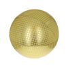 Ballon gonflable à facettes doré 30 cm
