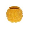 Vase citron jaune en céramique