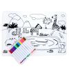 Kit coloriage en silicone savane