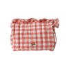 Trousse de toilette vichy - La petite poule rousse