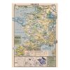 Affiche vintage carte de France