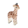 Figurine en bois bébé girafe