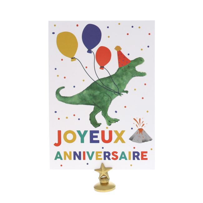 Carte D'anniversaire Dinosaure 4