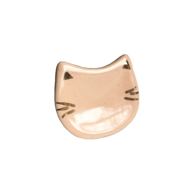 Bouton De Porte Chat Rose Pondie Cherie Le Petit Souk